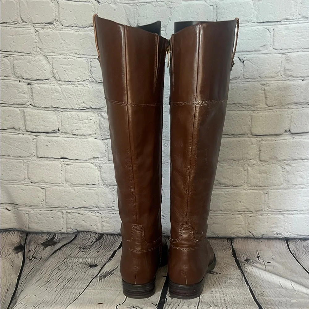 Enzo Angiolini Brown Over the Knee Boots